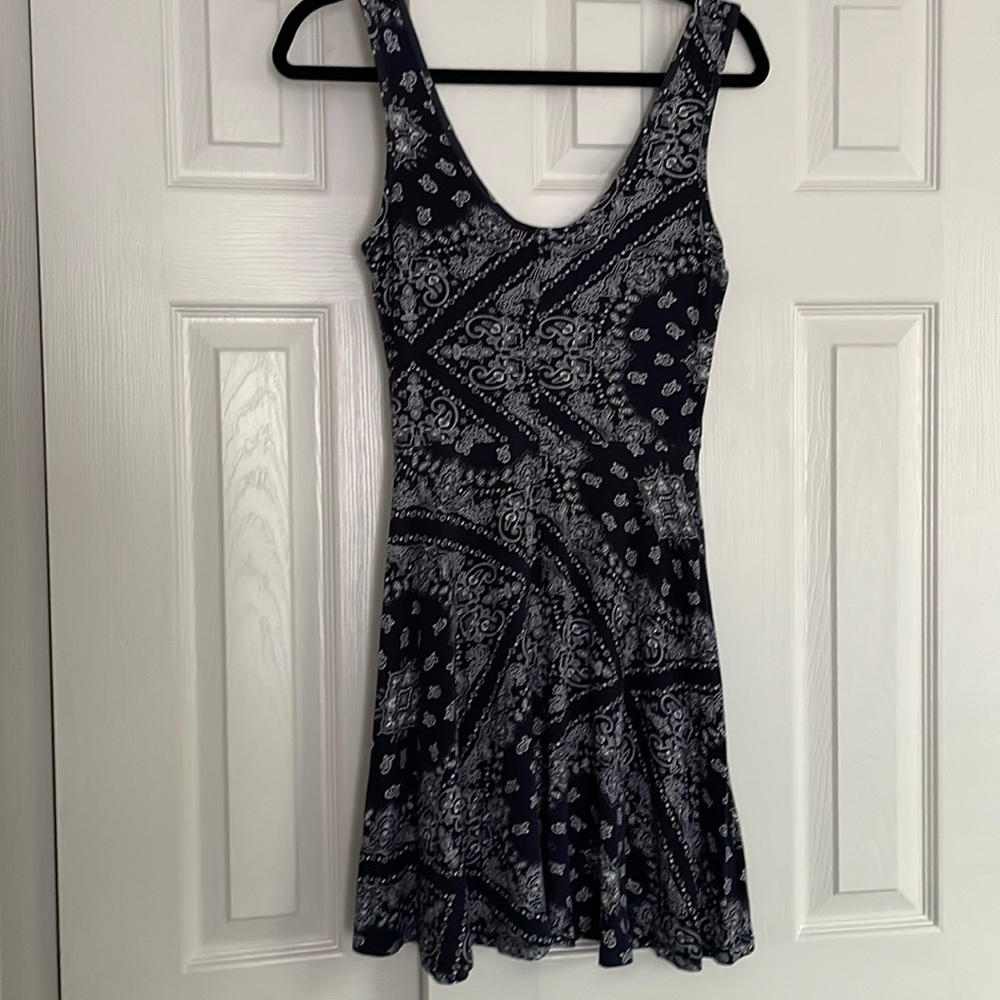 Bandana print mini dress
